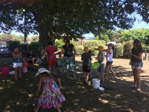 Children and families having fun at Pleroma’s Children’s Day Picnic put on for the local community.