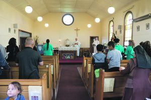 Miha Māori at Carmelite Monastery.