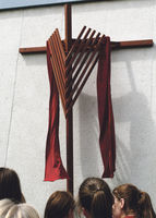 SH Hutt college's new cross Archdiocese of Wellington