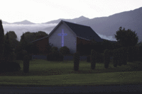 Kaikoura cross lights the seasons Archdiocese of Wellington