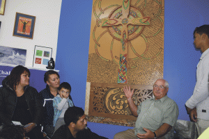 Fr Denis O'Hagan sm speaks of the place of the cross in the life of Challenge 2000.