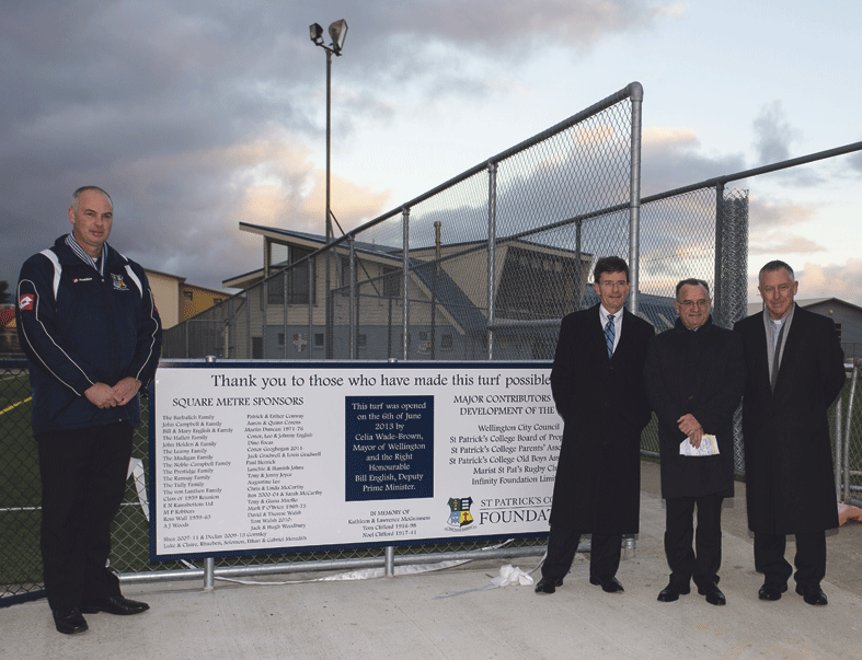 First artificial turf in eastern suburbs Archdiocese of Wellington