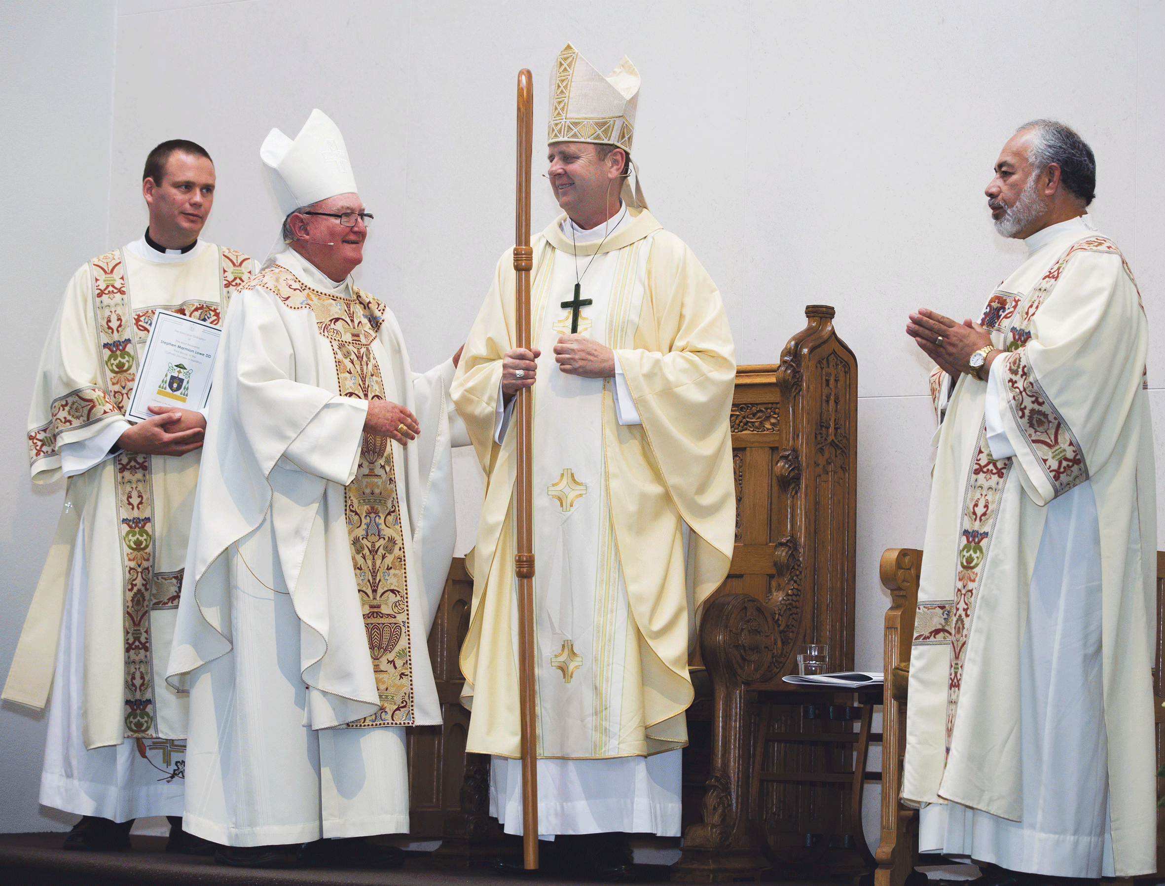 Celebration for new Bishop of Hamilton Archdiocese of Wellington