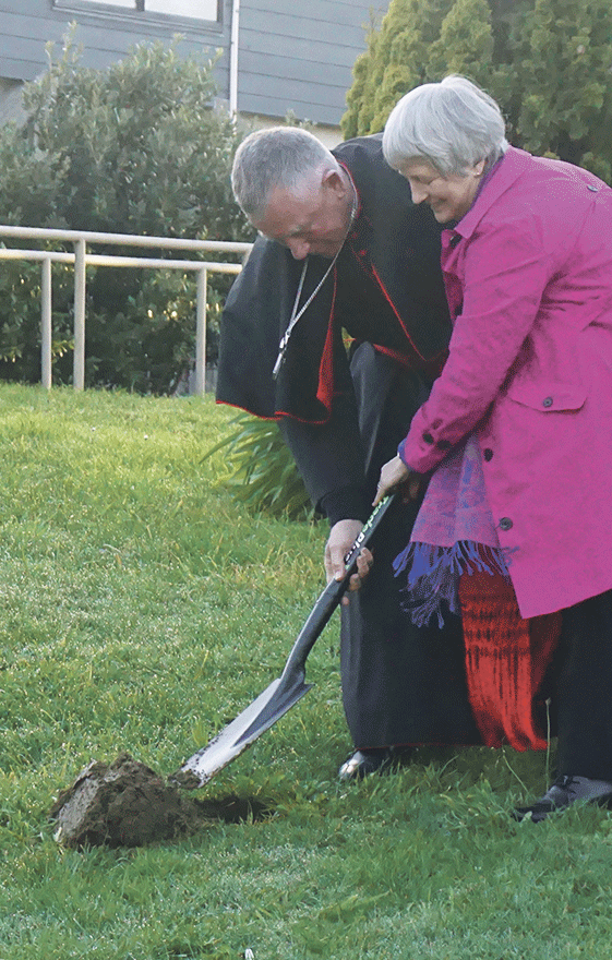 Cardinal John blesses new building site at St Catherine’s College Archdiocese of Wellington