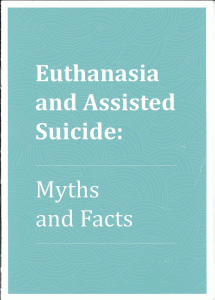 The Dangers of Euthanasia: Have Your Say Archdiocese of Wellington