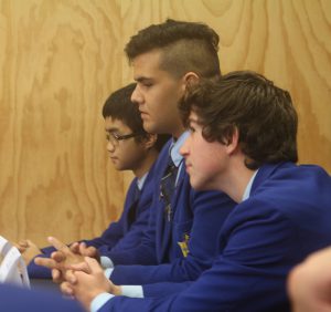 St Bernard College students Paulo Lopez, Matt Rothwell and Jack Masra answer religious questions.