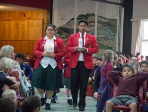 Bishop Viard College students lead the Liturgy.  Photos: Frank Wafer