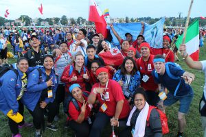 Pilgrims from Wellington, Palmerston North, Auckland and Tongan Catholic dioceses.