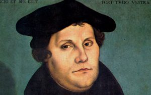 Martin Luther (1483‒1587) catalyst of the Protestant Reformation in the sixteenth century. Via Wikimedia Commons