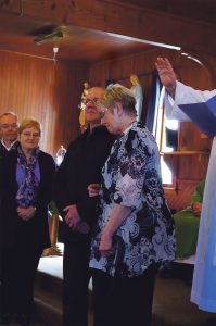 Rob and Lynn Hill blessed as new Passionist Family Group Leaders.