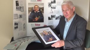 Hēnare Walmsley with Suzanne Aubert display presented at forum.