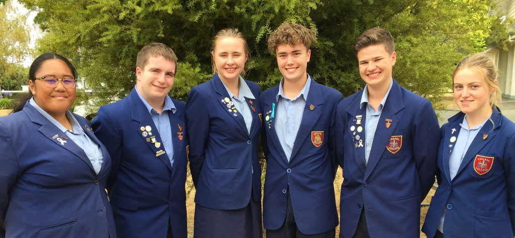 Catholic College Dux and Special Characters Awards 2019 and Student Leaders 2020 Archdiocese of Wellington
