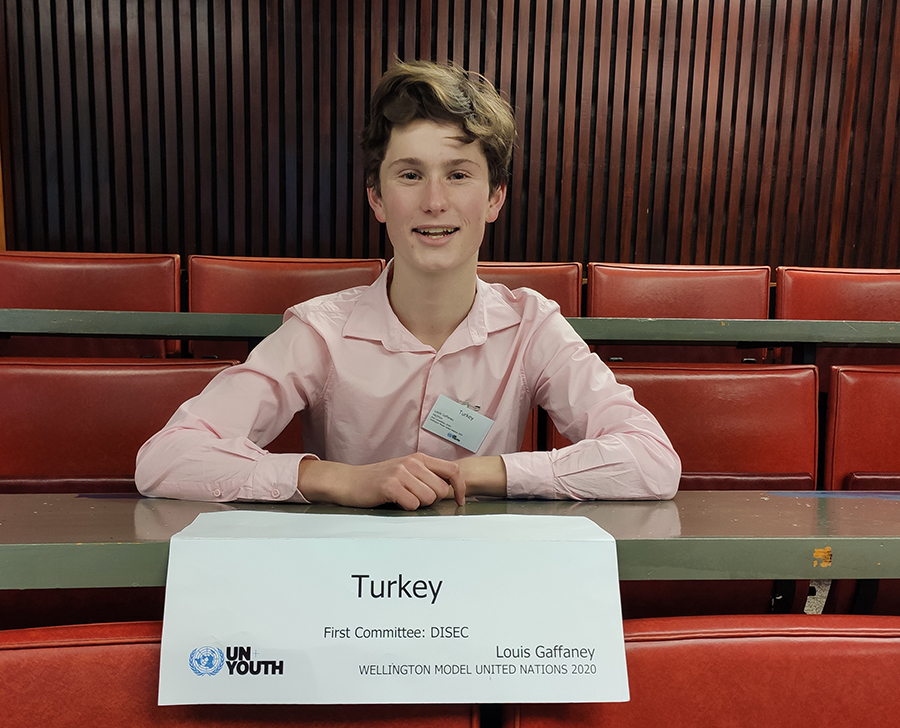 St John’s College student at national model UN conference Archdiocese of Wellington