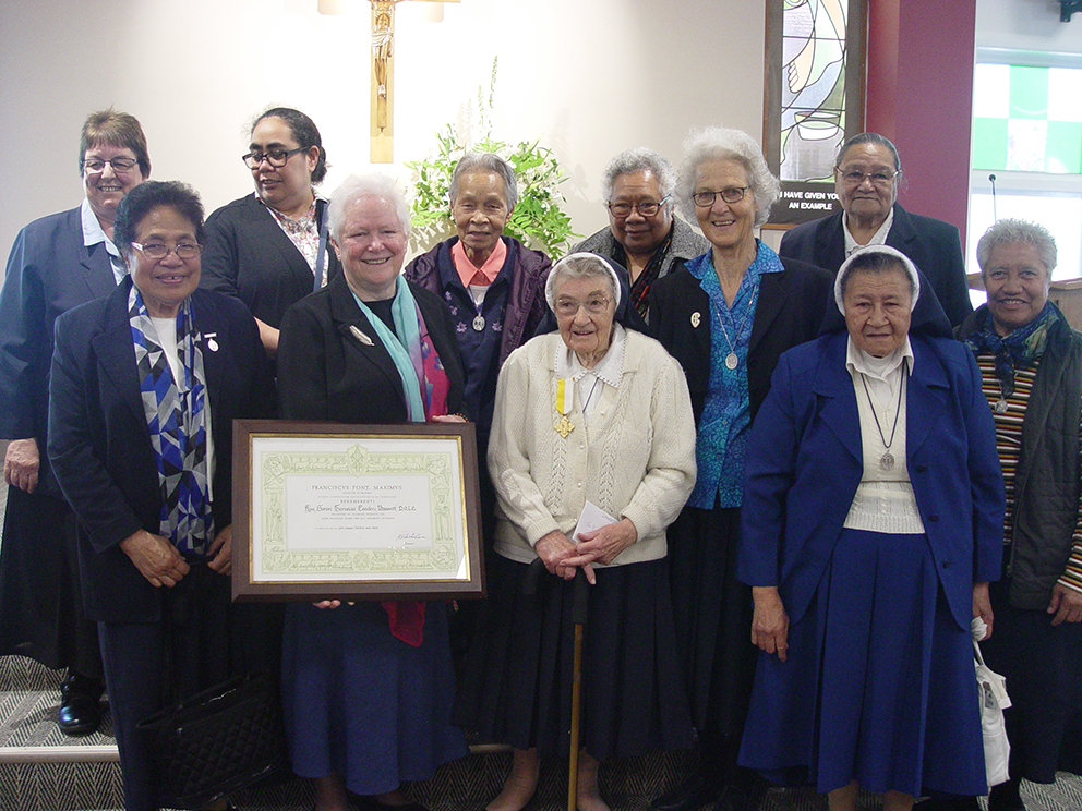 Benemerenti Medal for dedicated Sister Archdiocese of Wellington Benemerenti Medal for dedicated Sister Archdiocese of Wellington