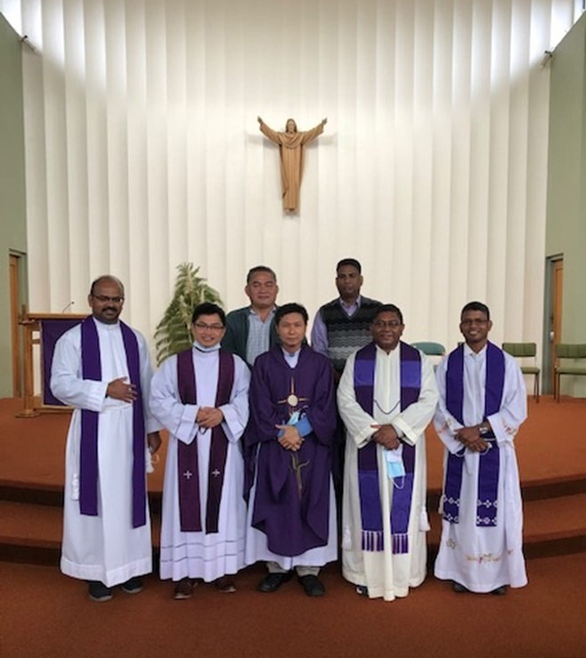 Myanmar priest farewelled from Palmerston North Archdiocese of Wellington