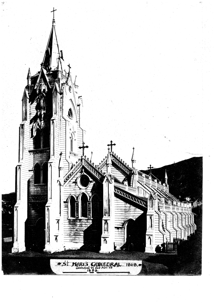 From the Archives: Using St Mary's Cathedral, Thorndon, to date historic photos. Archdiocese of Wellington