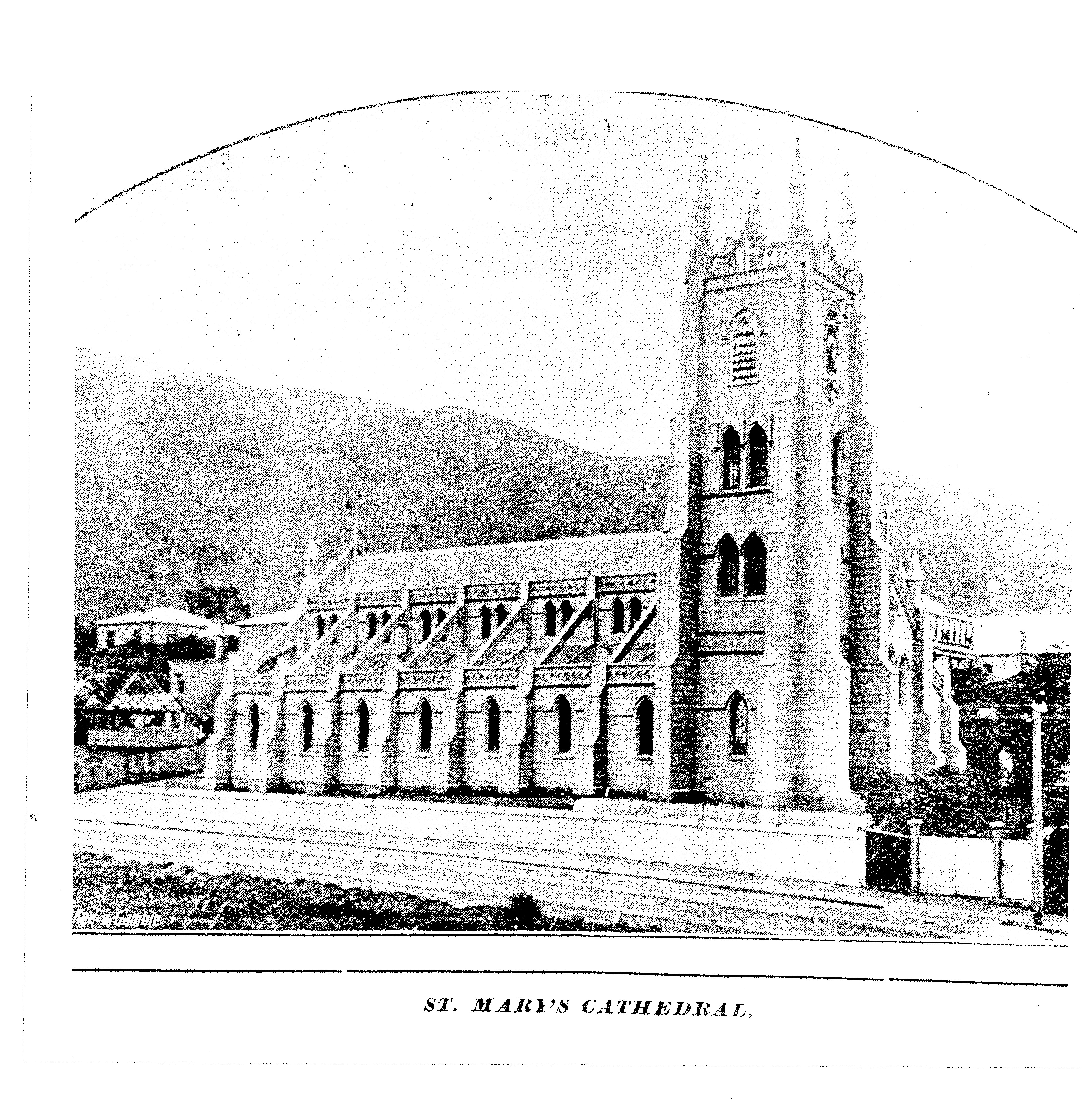 From the Archives: Using St Mary's Cathedral, Thorndon, to date historic photos. Archdiocese of Wellington