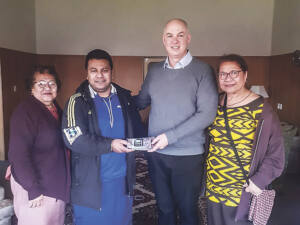 Samoan aulotu makes generous donation to Cathedral Archdiocese of Wellington