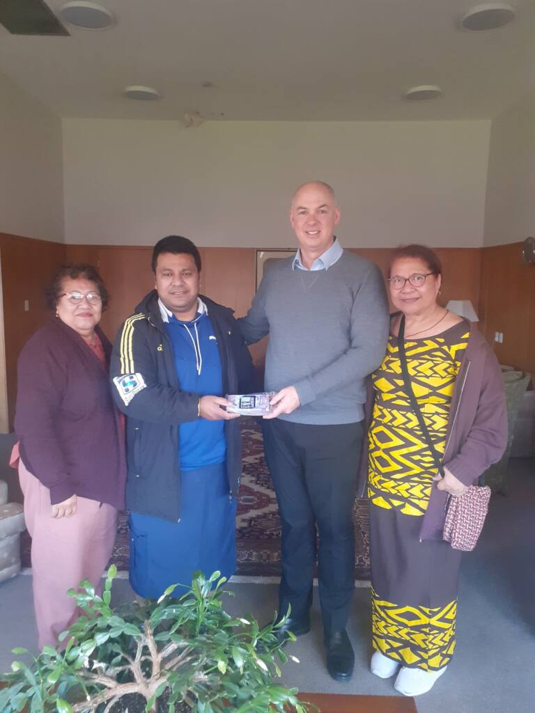 CPWS Samoan Aulotu/Community gifts $15,000 towards the renovation fund of the Cathedral Archdiocese of Wellington